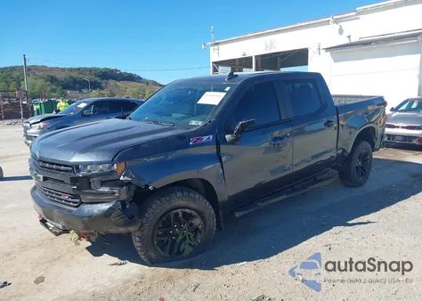 2021 Chevrolet Silverado 1500 4Wd Short Bed Lt Trail Boss из США, поврежденный, VIN 1GCPYFED9MZ355983